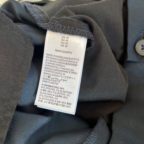 Amazon Essentials Dark Navy Blue Flat Front Mens Classic Fit Golf Shorts NWOT - Picture 6 of 8